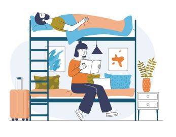 Accommodate - To provide someone with a place to stay or to fit in with the needs or wishes of others.
