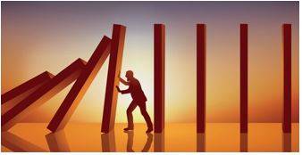 Repercussions - The effect that an action, event, or decision has on something, especially a bad effect.
