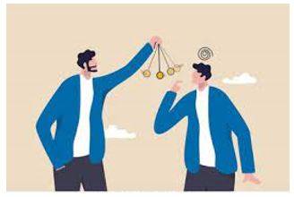 Persuaded - Induce (someone) to do something through reasoning or argument.