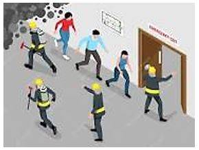 Evacuation - The act of moving people from a dangerous place to somewhere safe