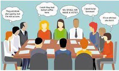 Deliberately - Discussion or thinking about something in detail.