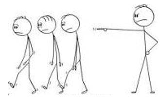 Expulsion - To force someone to leave a school, organization, or country.