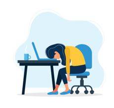 Exhausted - Extremely tired.