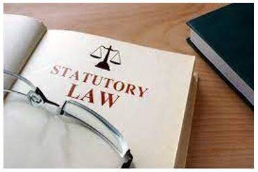 Statutory - Required, permitted, or enacted by statute.