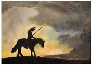 Defeating - Having been beaten in a battle or other contest.