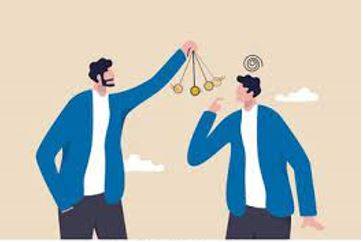 Persuaded - Induce (someone) to do something through reasoning or argument.
