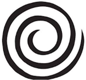 Swirled - Move in a twisting or spiraling pattern.