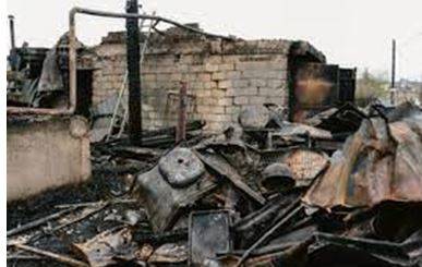 Wreckage - The broken pieces of something that has been destroyed.