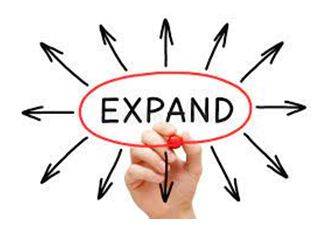Expansion - To become or to make something bigger.