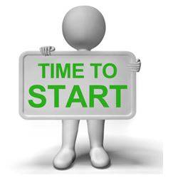Commencement - To begin or start something.