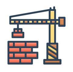 Erecting - To build or construct something, usually a structure or monument.