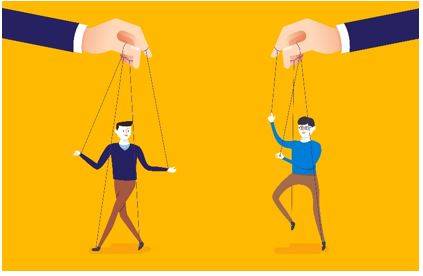 Manipulate - To control something or someone to your advantage, often unfairly or dishonestly.