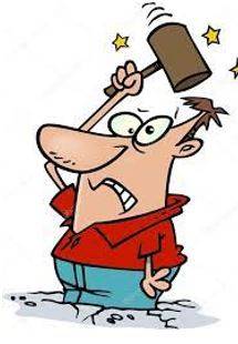 Inflicted - To force somebody to have something unpleasant or something that he/she does not want