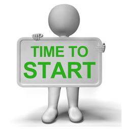 Commenced - To begin or start something.