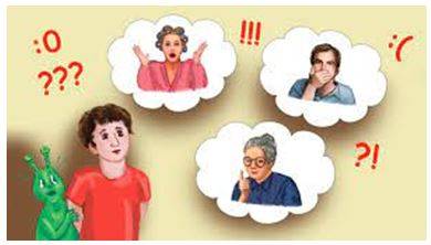 Express - to show something such as a feeling or an opinion by words or actions