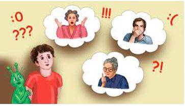 Expresses - To show something such as a feeling or an opinion by words or actions