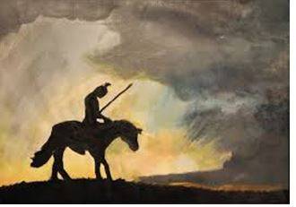 Defeat - Having been beaten in a battle or other contest.