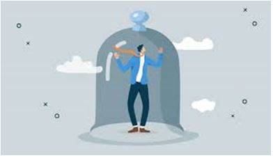 Stagnating - A situation in which something stays the same and does not grow and develop.