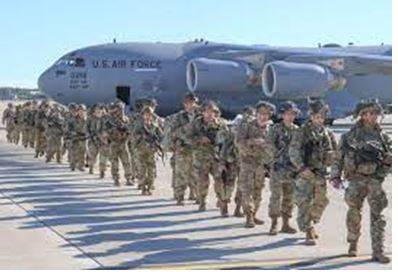 Deployment - To put soldiers or weapons in a position where they are ready to fight.