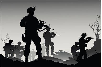 Detached - A group of soldiers who are separated from the main group in order to perform a particular duty.