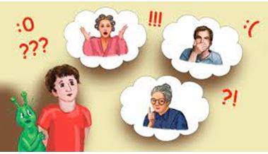 Expressed - To show something such as a feeling or an opinion by words or actions