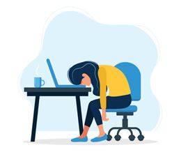 Exhaust - Extremely tired.