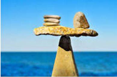 Steadily - Firmly fixed, supported, or balance