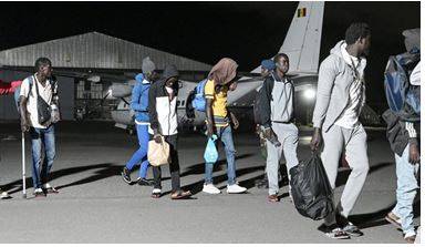 Repatriated - To send someone back to their own country.