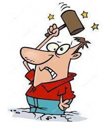 Inflicted - To force somebody to have something unpleasant or something that he/she does not want