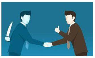 Betrayal - Expose (one's country, a group, or a person) to danger by treacherously giving information to an enemy.