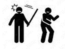 Brutal - Savagely violent.