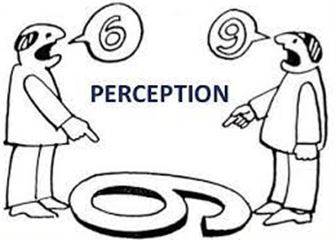 Perception - The ability to see, hear, or become aware of something through the senses.