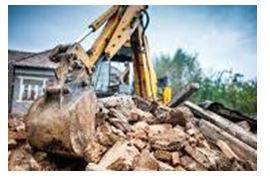 Demolishing - Pull or knock down (a building).