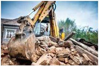 Demolish - Pull or knock down (a building).