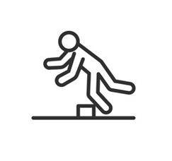 Stumbled - Tripping or losing balance while walking or running.
