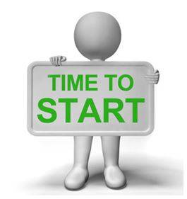 Commence - To begin or start something.