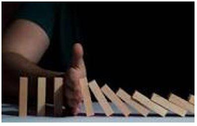 Inhibited - To prevent something or make something happen more slowly