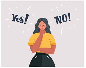 Hesitate - To pause before you do or say something, often because you are uncertain or nervous about it.