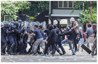 Insurgency - A person who rises in active revolt, typically against an established government or authority.