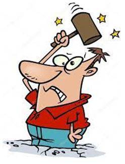 Inflicted - To force somebody to have something unpleasant or something that he/she does not want