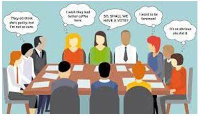 Deliberations - Discussion or thinking about something in detail.