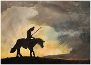 Defeat - Having been beaten in a battle or other contest.