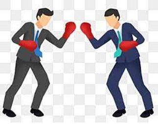 Confronted - Come face to face with (someone) with hostile or argumentative intent.