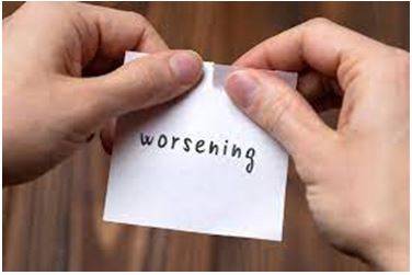 Exacerbate - To make something worse, especially a disease or problem.