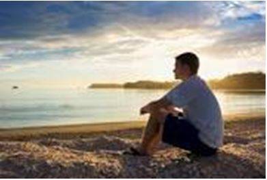 Contemplating - To spend time considering a possible future action, or to consider one particular thing for a long time in a serious and quiet way