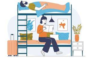 Accommodate - To provide someone with a place to stay or to fit in with the needs or wishes of others.
