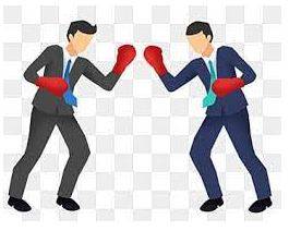 Confronted - Come face to face with (someone) with hostile or argumentative intent.
