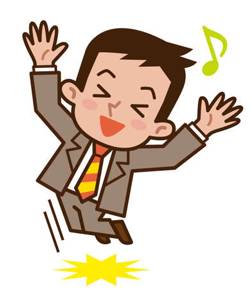 Jubilant - Feeling or expressing great happiness and triumph.
