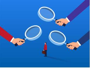 Scrutiny - Critical observation or close examination