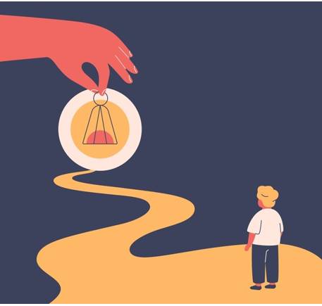 Dispel - To make something (such as a doubt, feeling, or belief) disappear or go away.